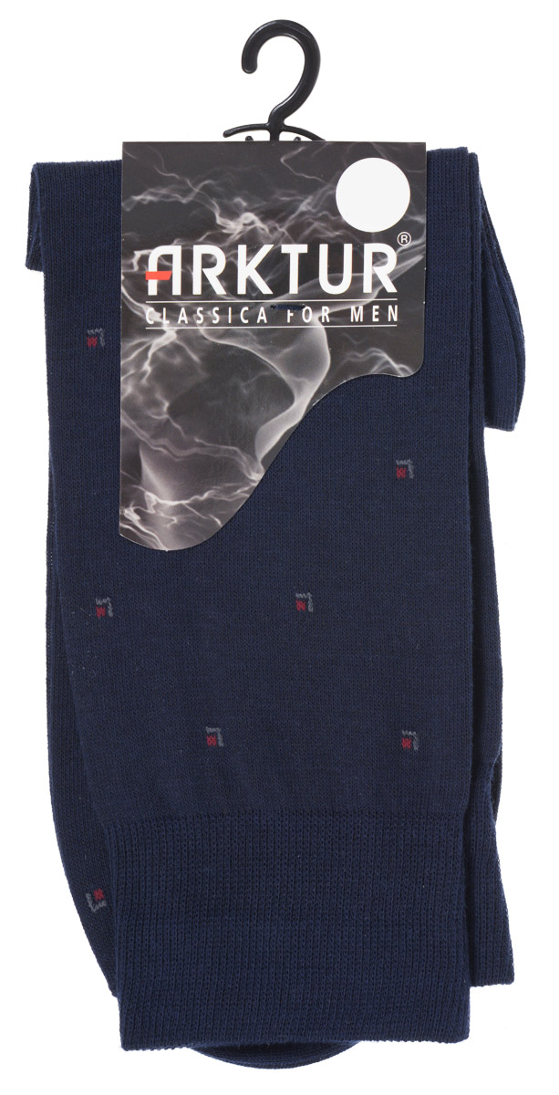Носки мужские Arktur, цвет: темно-синий. Л 209. Размер 42/43Л 209 Носки мужские Arktur, цвет: темно-синий. Л 209. Размер 42/43Л 209Мужские носки Arktur изготовлены из хлопка с добавлением полиамида. Материал тактильно приятный, хорошо пропускает воздух. Носки дополнены комфортной эластичной резинкой. Изделие оформлено мелким абстрактным принтом. Удобные и прочные носки станут отличным дополнением к вашему гардеробу.