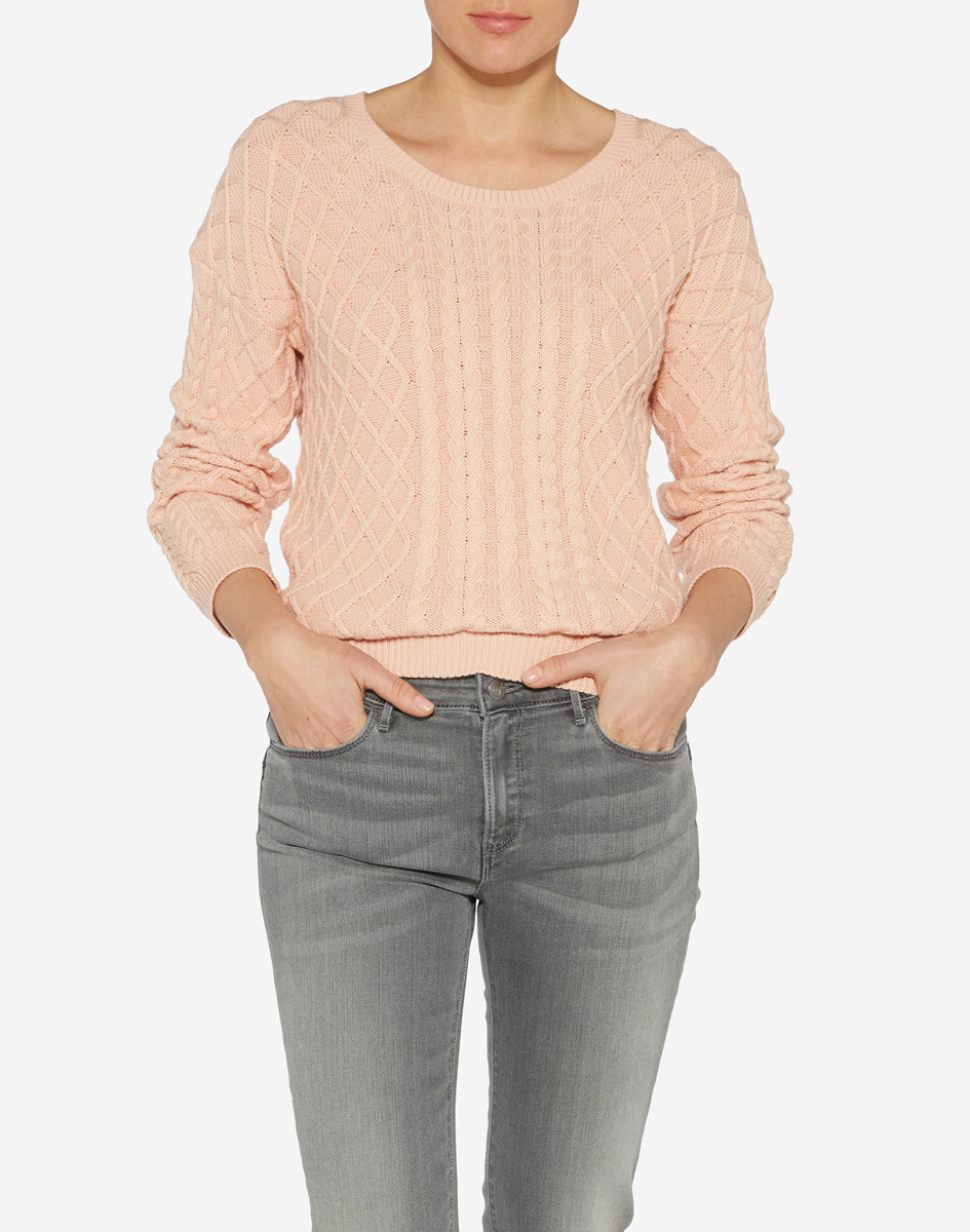 Джемпер женский Wrangler, цвет: персиковый. W8077Q8RJ. Размер XS (42)W8077Q8RJ Джемпер женский Wrangler, цвет: персиковый. W8077Q8RJ. Размер XS (42)W8077Q8RJОригинальный женский джемпер Wrangler, изготовлен из хлопка с добавлением полиэстера и полиамида.Модель с круглым вырезом горловины и длинными рукавами великолепно подойдет для создания образа в стиле Casual. Горловина, манжеты рукавов и низ джемпера связаны резинкой. Изделие оформлено оригинальным вязаным узором.