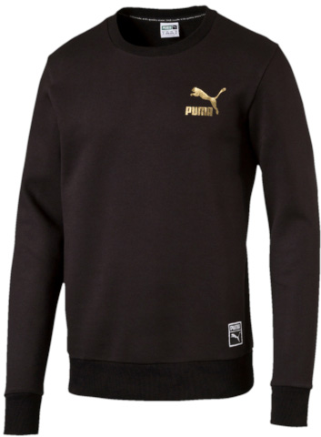 Свитшот мужской Puma Archive Logo Crew Fl, цвет: черный. 57151601. Размер XL (52)571516_01 Свитшот мужской Puma Archive Logo Crew Fl, цвет: черный. 57151601. Размер XL (52)571516_01Свитшот Puma Archive Logo Crew FL выполнен из трикотажа с внутренней мягкой отделкой. Изделие декорировано набивным логотипом. Ворот и манжеты отделаны трикотажем в рубчик. Модель также снабжена тканым логотипом соответствующей обувной линейки Puma. Фасон в обтяжку по фигуре.
