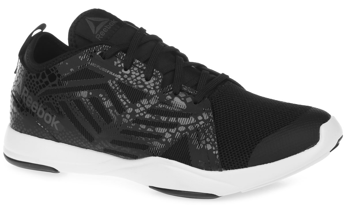 Кроссовки для бега женские Reebok Cardio Inspire Low, цвет: черный. AR2691. Размер 6,5 (37)AR2691 Кроссовки для бега женские Reebok Cardio Inspire Low, цвет: черный. AR2691. Размер 6,5 (37)AR2691Стильные кроссовки для бега Reebok Cardio Inspire Low не оставят вас равнодушной, благодаря своему дизайну и функциональности. Модель изготовлена из сетчатого текстиля с элементами из полимерного материала и оформлена тиснением под рептилию. Язык оформлен нашивкой с логотипом бренда. На ноге модель фиксируется с помощью шнурков. Ярлычок на заднике облегчает надевание обуви. Подкладка изготовлена из мягкого текстиля, удобного при носке и не стесняющего движения. Стелька выполнена из текстиля с добавлением легкого ЭВА-материала, который обеспечивает отличную амортизацию. Подошва выполнена из ЭВА-материала. Подошва дополнена вставками из ТЭП-материала для большей прочности. Рифление подошвы гарантирует отличное сцепление с любой поверхностью.Такие функциональные и стильные кроссовки займут достойное место в вашем гардеробе.