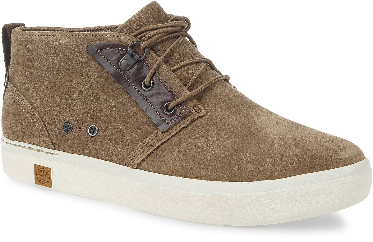 Ботинки женские Timberland Suede Chukka, цвет: коричневый. TBLA18TZW. Размер 7 (37)TBLA18TZW Ботинки женские Timberland Suede Chukka, цвет: коричневый. TBLA18TZW. Размер 7 (37)TBLA18TZWБотинки Suede Chukka от Timberland заинтересуют вас своим дизайном с первого взгляда! Модель изготовлена из натуральной замши. Берцы декорированы вставками из кожи. Классическая шнуровка, выполненная из 100% хлопка, прочно зафиксирует обувь на вашей ноге. Стелька OrthoLite из материала EVA с текстильной поверхностью обеспечивает максимальный комфорт при движении и отличную амортизацию. Подошва с технологией SensorFlex - новейшая трехслойная подошва, которая обеспечивает оптимальную поддержку, комфорт и отличные эксплуатационные качества на любой поверхности и любом рельефе местности, амортизирует каждый шаг, вне зависимости от неровностей поверхности, и обеспечивает устойчивость при ходьбе, стабилизируя стопу.Стильные ботинки позволят вам выделиться из толпы.