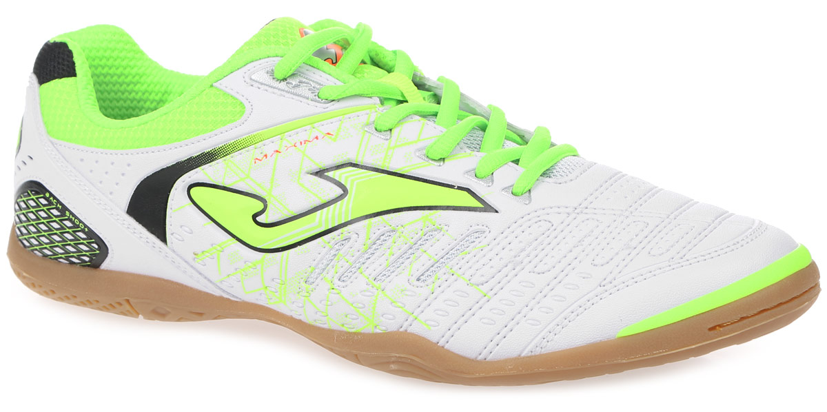 Кроссовки мужские Joma Maxima, цвет: белый . MAXW.602.IN. Размер 8,5 (42)MAXW.602.IN Кроссовки мужские Joma Maxima, цвет: белый . MAXW.602.IN. Размер 8,5 (42)MAXW.602.INНовый классический стиль. В модели используются прочные синтетические материалы. Искусственная кожа FIBERTEC - легкий материал, обеспечивающий комфортную безопасность стопы. Несквозная перфорация и вставки из дышащего текстиля обеспечивают отличную вентиляцию. Классическая шнуровка надежно зафиксирует изделие на ноге.Удобные кроссовки - незаменимая вещь в гардеробе спортсмена.