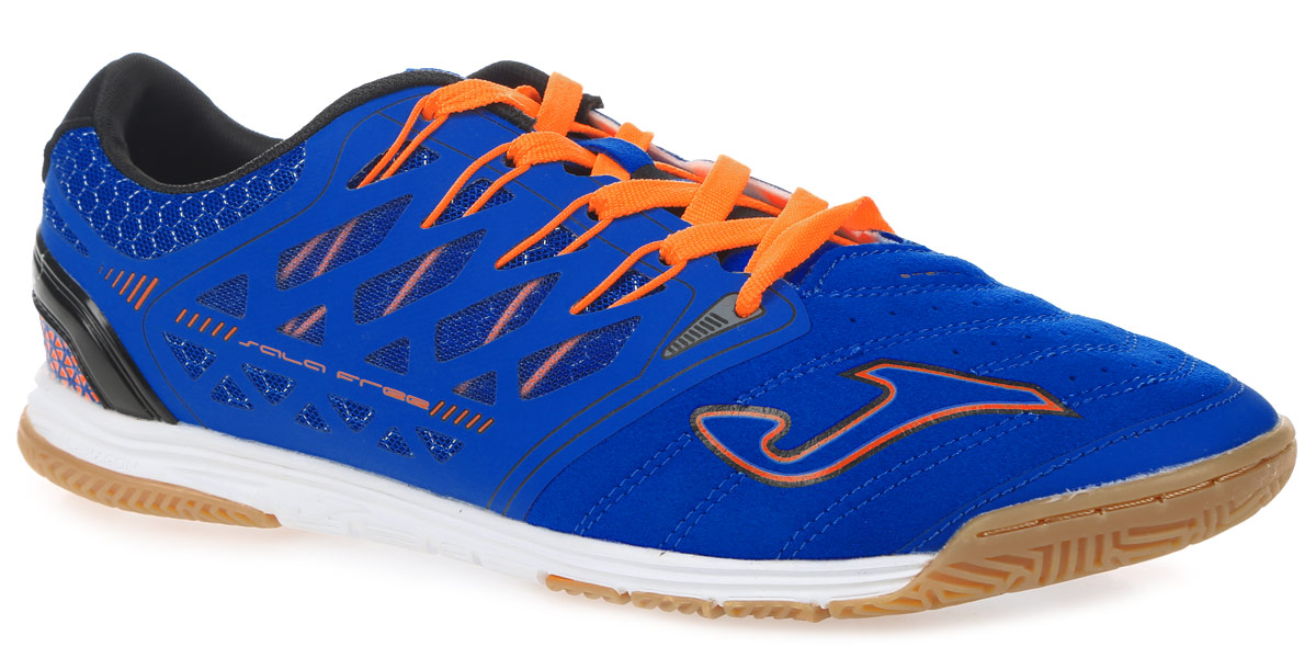 Кроссовки мужские Joma Free 5.0, цвет: синий. FRE5W.504.PS. Размер 11 (44,5)FRE5W.504.PS Кроссовки мужские Joma Free 5.0, цвет: синий. FRE5W.504.PS. Размер 11 (44,5)FRE5W.504.PSНовый классический стиль. В модели используются прочные синтетические материалы. Микрофибра - легкий материал, идеально подходит для футболистов. Обеспечивает отличный контакт с мячом. Перфорация на мыске обеспечивает вентиляцию. Классическая шнуровка надежно зафиксирует изделие на ноге.Удобные кроссовки - незаменимая вещь в гардеробе спортсмена.
