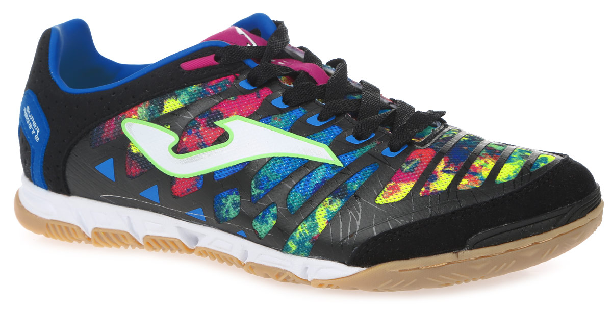 Кроссовки мужские Joma Super Regate, цвет: черный. SREGW.601.IN. Размер 10,5 (44)SREGW.601.IN Кроссовки мужские Joma Super Regate, цвет: черный. SREGW.601.IN. Размер 10,5 (44)SREGW.601.INМодель с современным дизайном, обладающая максимальной гибкостью. В изделии используется микрофибра, основным свойством которой является легкость, что идеально подходит для футболистов, обеспечивает отличный контакт с мячом. Классическая шнуровка надежно зафиксирует изделие на ноге.Удобные кроссовки - незаменимая вещь в гардеробе спортсмена.
