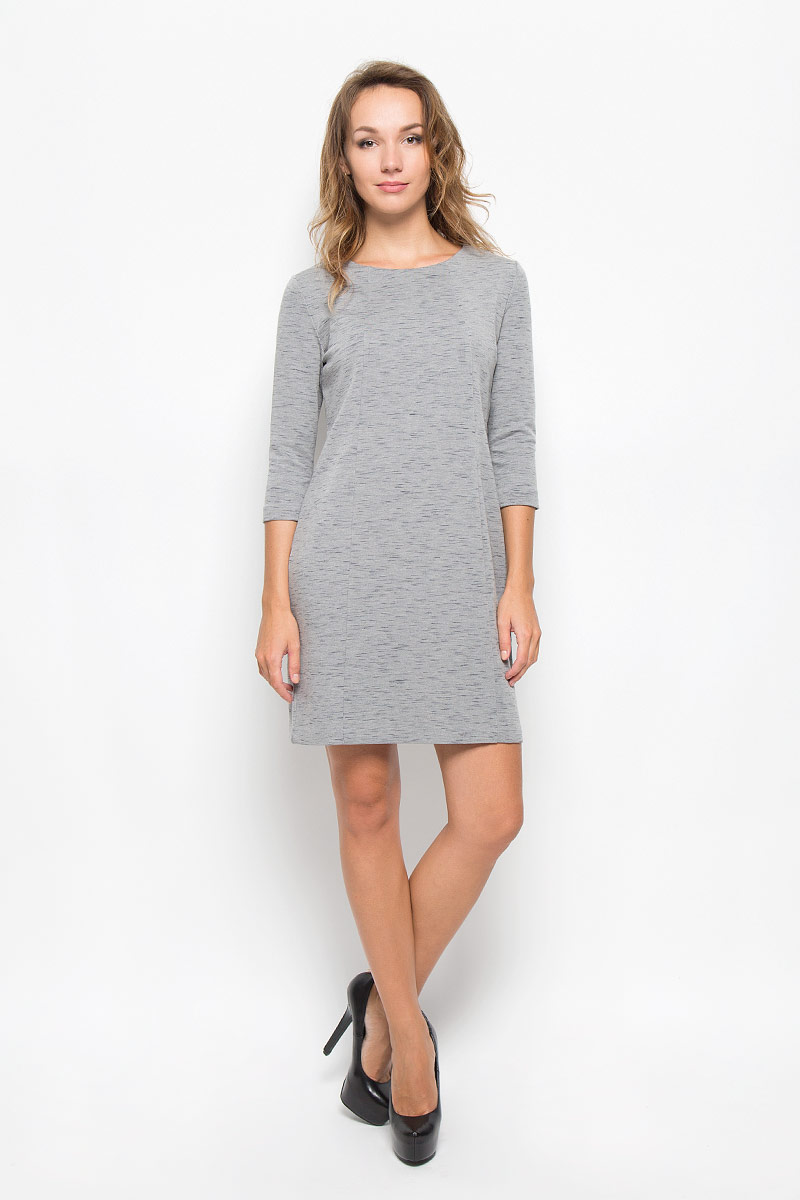 Платье Sela, цвет: серый меланж. DK-117/201-6342. Размер M (46)DK-117/201-6342 Платье Sela, цвет: серый меланж. DK-117/201-6342. Размер M (46)DK-117/201-6342Элегантное платье Sela выполнено из высококачественного хлопка с добавлением полиэстера. Такое платье обеспечит вам комфорт и удобство при носке и непременно вызовет восхищение у окружающих.Модель средней длины с рукавами 3/4 и круглым вырезом горловины выгодно подчеркнет все достоинства вашей фигуры. Изделие превосходно тянется и удобно сидит. Изысканное платье-миди создаст обворожительный и неповторимый образ.Это модное и комфортное платье станет превосходным дополнением к вашему гардеробу, оно подарит вам удобство и поможет подчеркнуть ваш вкус и неповторимый стиль.