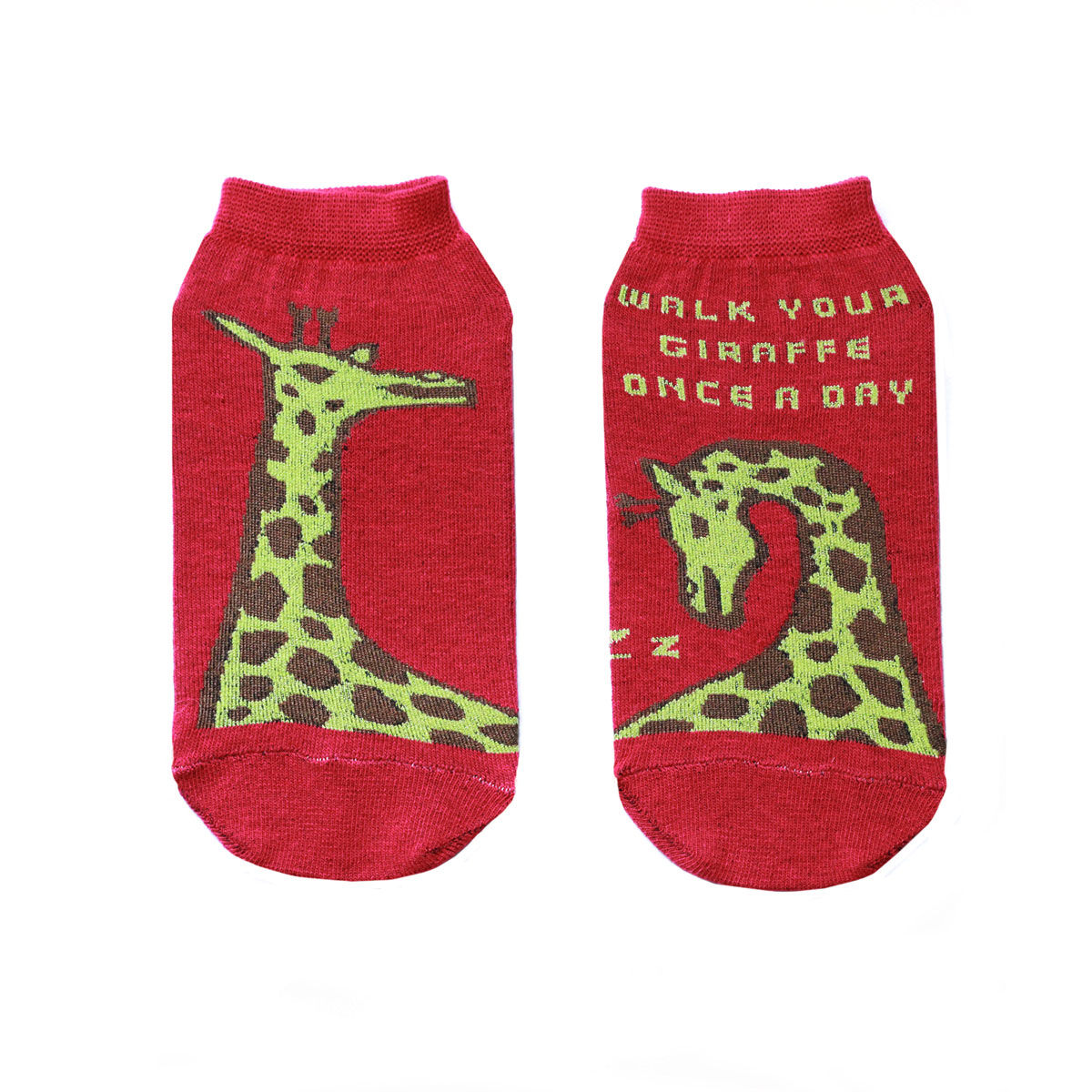 Носки женские Big Bang Socks, цвет: красный. n322. Размер 35-39n322 Носки женские Big Bang Socks, цвет: красный. n322. Размер 35-39n322Яркие укороченные носки Big Bang Socks,изготовленные из высококачественного комбинированного материала, очень мягкие и приятные на ощупь, позволяют коже дышать Эластичная резинка плотно облегает ногу, не сдавливая ее, обеспечивая комфорт и удобство. Модель оформлена оригинальным принтом в виде жирафа. Удобные и комфортные носки великолепно подойдут к любой вашей обуви.