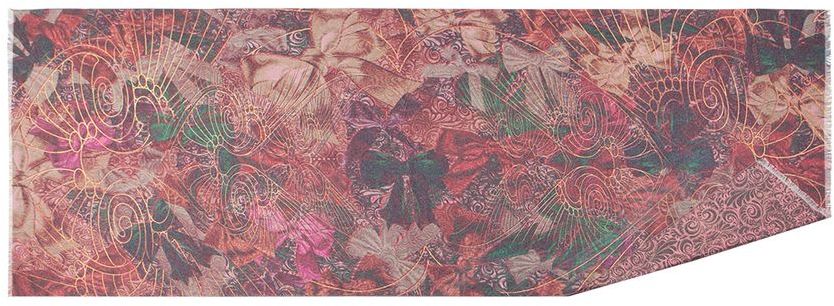 Палантин Eleganzza, цвет: розовый, зеленый, бордовый. FA34-0627. Размер 65 см х 180 смFA34-0627 Палантин Eleganzza, цвет: розовый, зеленый, бордовый. FA34-0627. Размер 65 см х 180 смFA34-0627Стильный палантин Eleganzza, изготовленный из шелка и вискозы, мягкий и приятный на ощупь.Изделие оформлено оригинальным принтом. По короткому краю модель оформлена бахромой.