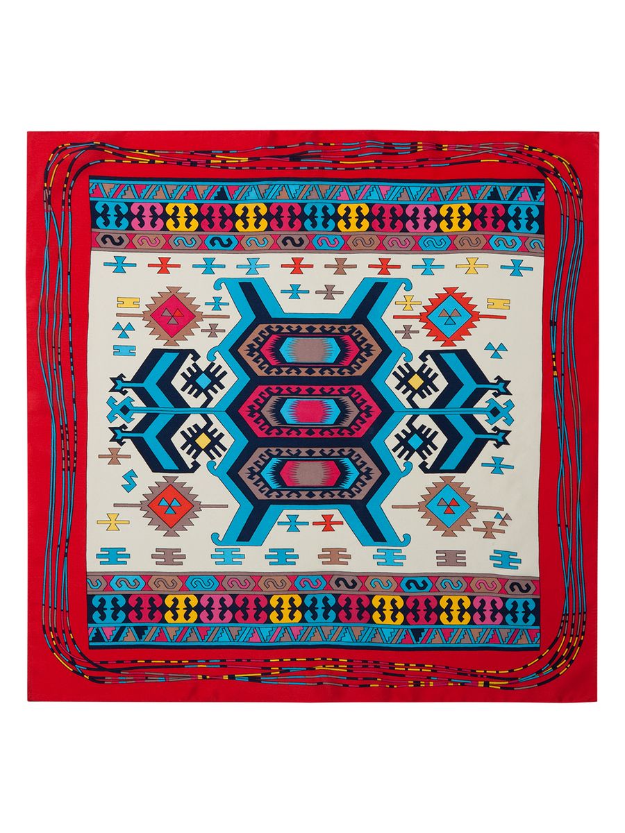 Платок женский Eleganzza, цвет: красный, светло-бежевый, голубой. SS03-7857. Размер 53 см х 53 смSS03-7857 Платок женский Eleganzza, цвет: красный, светло-бежевый, голубой. SS03-7857. Размер 53 см х 53 смSS03-7857Женский платок Eleganzza, изготовленный из шелка, мягкий и приятный на ощупь.Изделие оформлено оригинальным принтом.