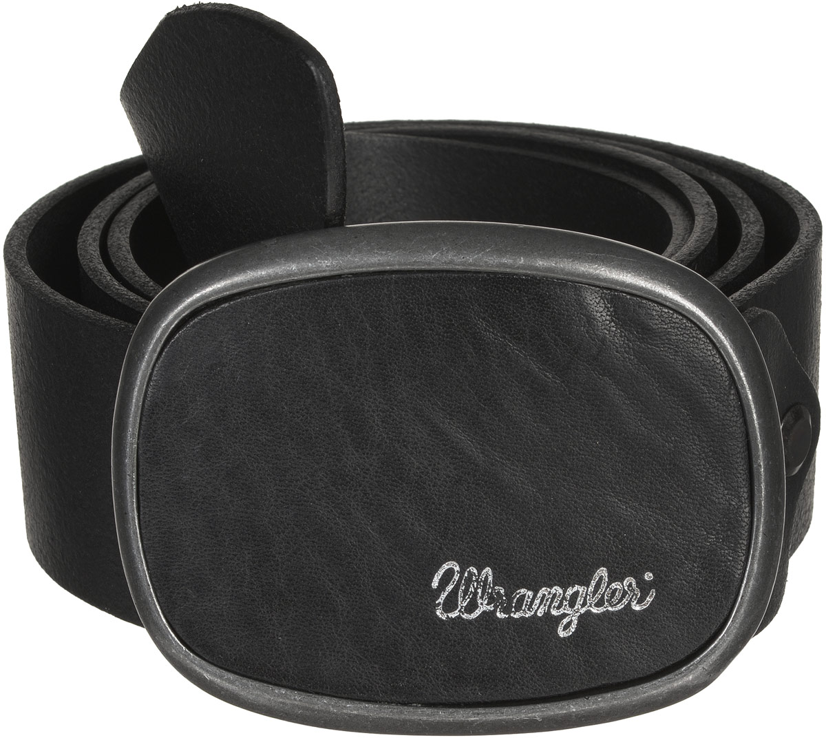 Ремень женский Wrangler, цвет: черный. W0A58US01. Размер 90W0A58US01 Ремень женский Wrangler, цвет: черный. W0A58US01. Размер 90W0A58US01Стильный женский ремень Wrangler станет великолепным дополнением к вашему образу. Ремень изготовлен из натуральной коровьей кожи. Изделие дополнено оригинальной металлической пряжкой с кожаной вставкой, оформленной надписью с названием бренда. Пряжка позволит вам легко и быстро зафиксировать ремень и отрегулировать его длину. Такой ремень позволит вам подчеркнуть свою индивидуальность и станет незаменимой вещью в вашем гардеробе.