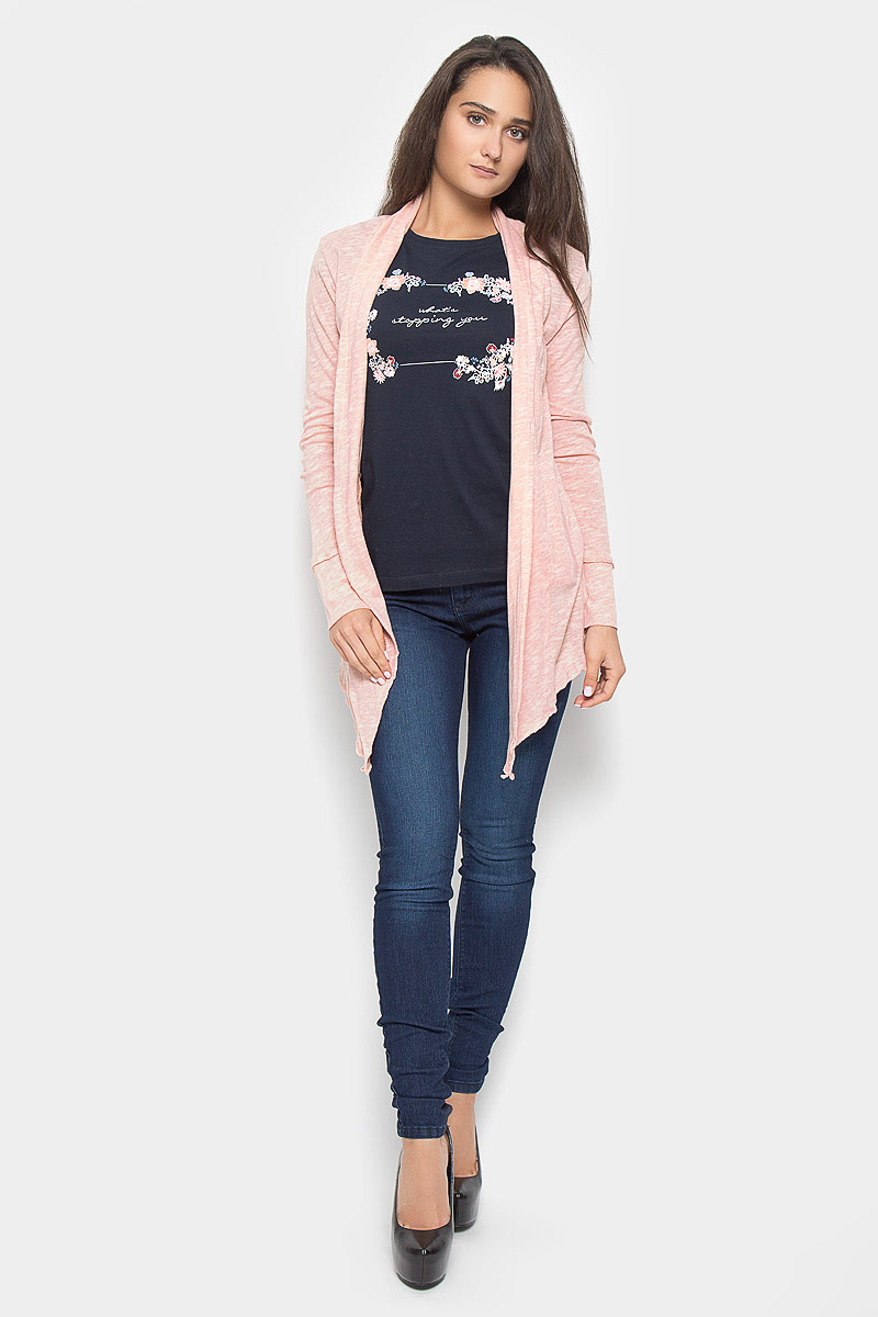 Кардиган женский Tom Tailor Denim, цвет: персиковый. 1035783.00.71_4732. Размер M (46)1035783.00.71_4732 Кардиган женский Tom Tailor Denim, цвет: персиковый. 1035783.00.71_4732. Размер M (46)1035783.00.71_4732Женский кардиган Tom Tailor Denim выполнен из хлопка с добавлением вискозы, благодаря чему великолепно сохраняет тепло, позволяет коже дышать и обладает высокой гигроскопичностью. Удлиненная модель с длинными рукавами и воротником-шалькой не имеет застежек и красиво драпируется. Изделие дополнено двумя втачными карманами. Тонкий вязаный кардиган - идеальный вариант для создания неотразимого образа. Такая модель будет дарить вам комфорт в течение всего дня и послужит замечательным дополнением к вашему гардеробу.