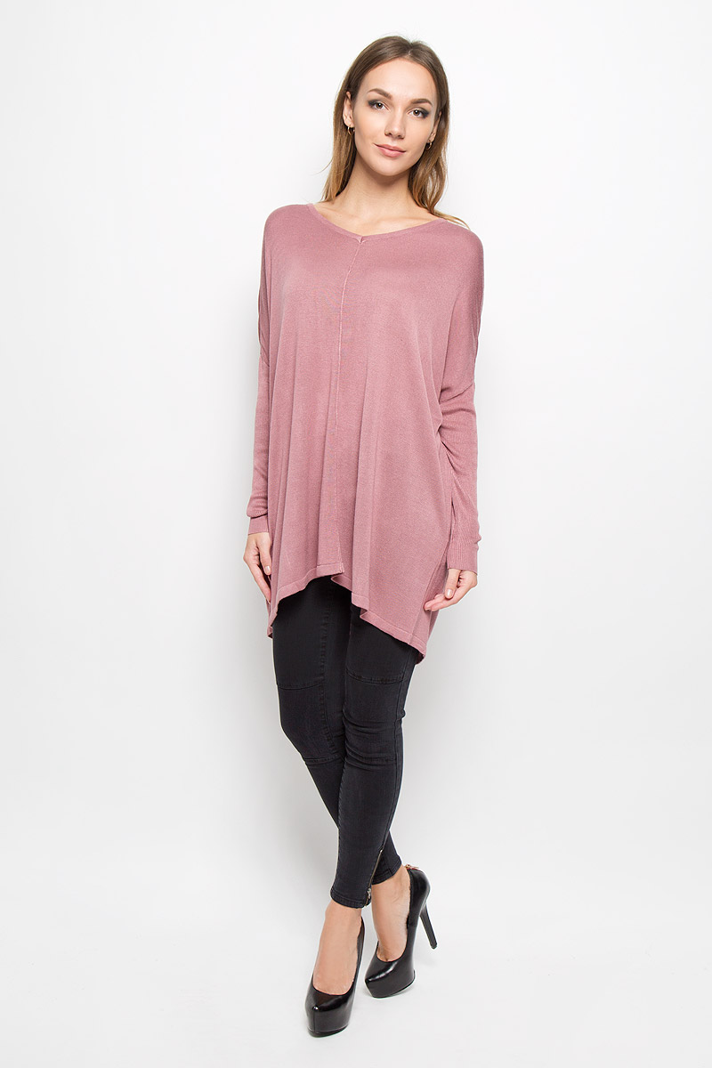 Джемпер женский Vero Moda, цвет: темно-розовый. 10161148. Размер XS (40)10161148_Nostalgia Rose Джемпер женский Vero Moda, цвет: темно-розовый. 10161148. Размер XS (40)10161148_Nostalgia RoseЖенский джемпер Vero Moda изготовлен из необычайно мягкого и тактильно приятного материала. Изделие не стесняет движений, хорошо пропускает воздух. Модель со спущенной линией плеча и длинными рукавами имеет V-образный вырез горловины. Джемпер свободного кроя - идеальный вариант для создания образа в стиле Casual. Он подарит вам уют и комфорт в течение всего дня!