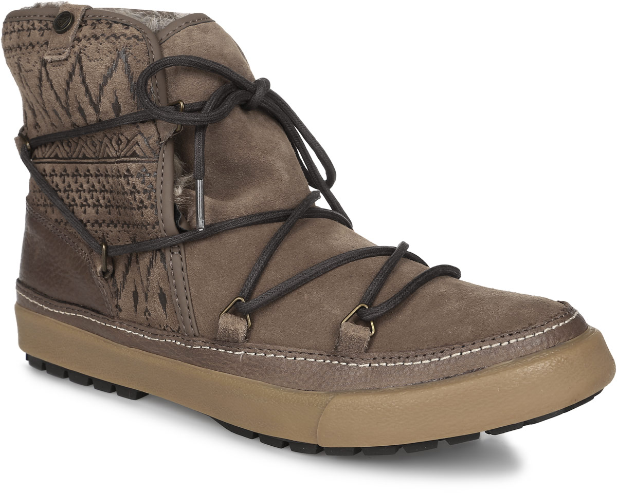 Ботинки женские Roxy Whistler, цвет: коричневый. ARJB300007-TAN. Размер 8 (37)ARJB300007-TAN Ботинки женские Roxy Whistler, цвет: коричневый. ARJB300007-TAN. Размер 8 (37)ARJB300007-TANСтильные женские ботинки Whistler от Roxy заинтересуют вас своим дизайном с первого взгляда! Модель выполнена из натуральной кожи. Подкладка и стелька из искусственного меха не дадут ногам замерзнуть. Оригинальная шнуровка надежно зафиксирует модель на ноге. Подошва с рифлением обеспечивает отличное сцепление с любой поверхностью.