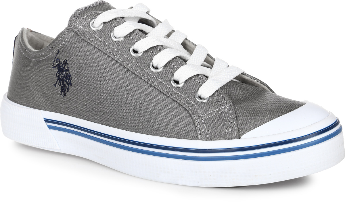 Кеды женские U.S. Polo Assn., цвет: серый. S082SZ033UMCK6ALEX-100. Размер 40 (40)S082SZ033UMCK6ALEX-100 Кеды женские U.S. Polo Assn., цвет: серый. S082SZ033UMCK6ALEX-100. Размер 40 (40)S082SZ033UMCK6ALEX-100Кеды U.S. Polo Assn. выполнены из высококачественной искусственной кожи и оформлены вышивкой с изображение логотипа бренда. Задник оформлен фирменной нашивкой. На ноге модель фиксируется с помощью шнурков. Внутренняя поверхность выполнена из утепленного текстиля, комфортного при движении. Стелька выполнена из мягкого ЭВА-материала с текстильной поверхностью. Подошва изготовлена из высококачественной резины и дополнена протектором, который гарантирует отличное сцепление с любой поверхностью.