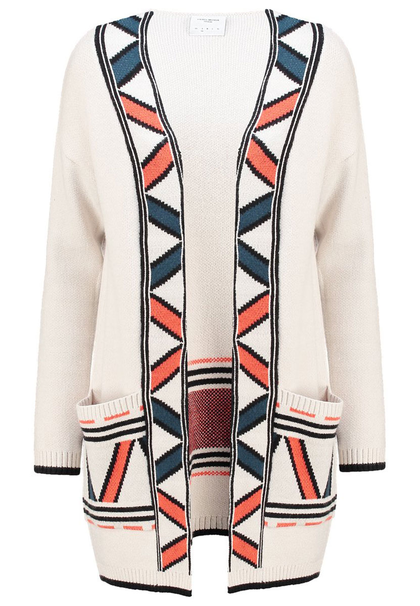 Кардиган женский Vero Moda, цвет: светло-бежевый. 10161248. Размер S (42)10161248_Moonbeam Кардиган женский Vero Moda, цвет: светло-бежевый. 10161248. Размер S (42)10161248_MoonbeamСтильный женский кардиган Vero Moda, выполненный из вискозы с добавлением полиэстера и нейлона, подчеркнет ваш уникальный стиль и поможет создать оригинальный женственный образ.Модель с длинными рукавами оформлена оригинальным принтом. Спереди находятся два накладных кармана. Кардиган не имеет застежек, благодаря чему красиво и элегантно драпируется. Манжеты рукавов и низ модели связаны резинкой.