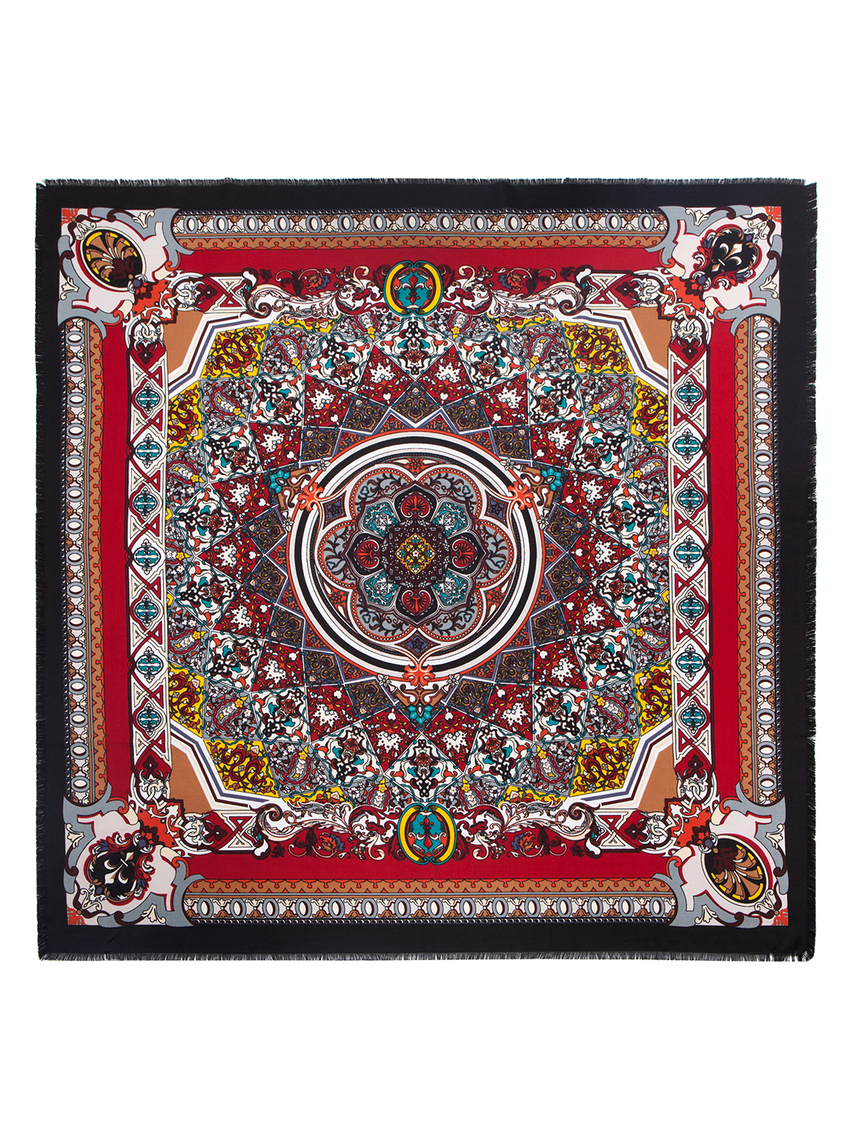 Платок женский Labbra, цвет: бордовый, мультицвет. LSZ33-526. Размер 110 см х 110 смLSZ33-526 Платок женский Labbra, цвет: бордовый, мультицвет. LSZ33-526. Размер 110 см х 110 смLSZ33-526Платок от Labbra изготовлен из вискозы с добавлением шерсти и оформлен ярким принтом. Края изделия декорированы бахромой.