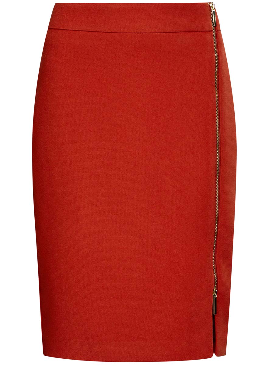 Юбка oodji Collection, цвет: красный. 21600298-1/31291/4500N. Размер 46-170 (52-170)21600298-1/31291/4500N Юбка oodji Collection, цвет: красный. 21600298-1/31291/4500N. Размер 46-170 (52-170)21600298-1/31291/4500NЮбка oodji Collection выполнена из полиэстера с добавлением эластана. В качестве подкладки используется высококачественный полиэстер. Юбка-карандаш средней длины застегивается на застежку-молнию спереди по всей длине. Выполнена в лаконичном дизайне.