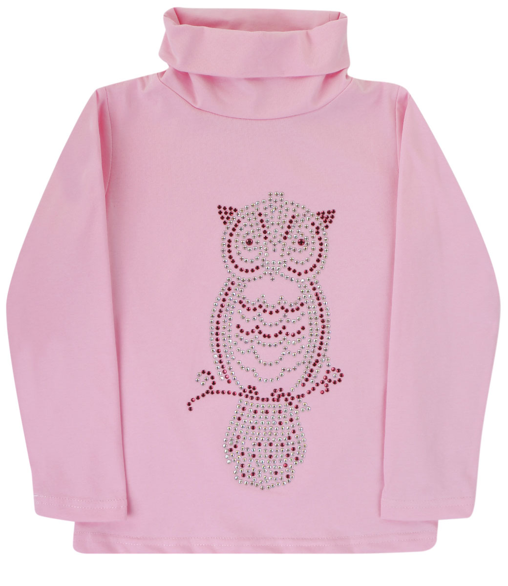 Водолазка для девочки Sweet Berry, цвет: розовый. 205435. Размер 116205435 Водолазка для девочки Sweet Berry, цвет: розовый. 205435. Размер 116205435Водолазка для девочки Sweet Berry изготовлена из хлопка с добавлением эластана и оформлена узором из страз. Высокий воротник надежно защищает от ветра. Базовая модель позволяет создавать стильные образы.