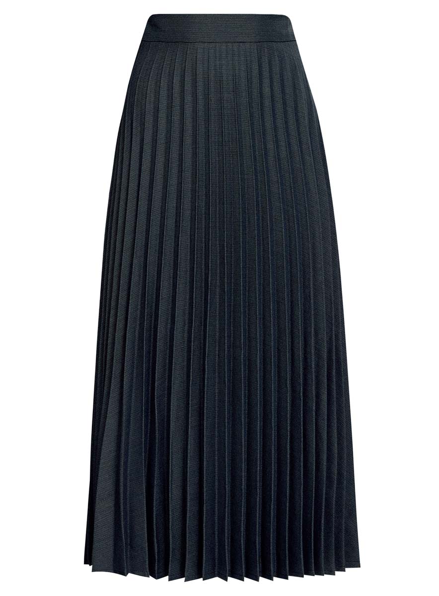 Юбка oodji Collection, цвет: черный, темно-синий. 21606020/45879/2975G. Размер 38 (44-170)21606020/45879/2975G Юбка oodji Collection, цвет: черный, темно-синий. 21606020/45879/2975G. Размер 38 (44-170)21606020/45879/2975GПлиссированная юбка oodji Collection выполнена из полиэстера с добавлениемвискозы и полиуретана. Модель длины миди сбоку дополнена потайнойзастежкой-молнией и оформлена мелким принтом.