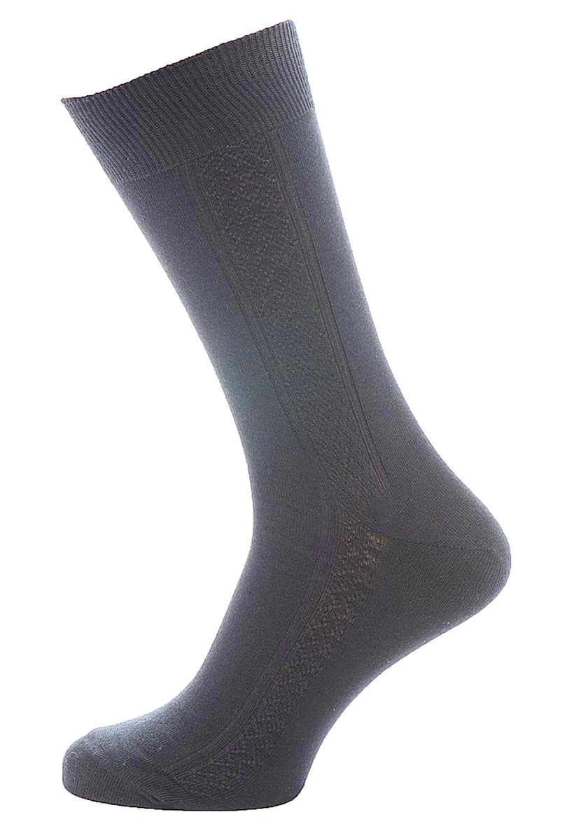 Носки мужские Burlesco, цвет: темно-серый. C119. Размер 25 (39-40)C119 Носки мужские Burlesco, цвет: темно-серый. C119. Размер 25 (39-40)C119Мужские носки Burlesco изготовлены из высококачественного хлопка с добавлением полиамидных волокон. Носки комфортно прилегают к ноге без образования складок. Идеальны для повседневной носки. Изделие оснащено широкой эластичной мягкой резинкой. Мысок и пятка усилены. Оформлены узором в виде ромбов.