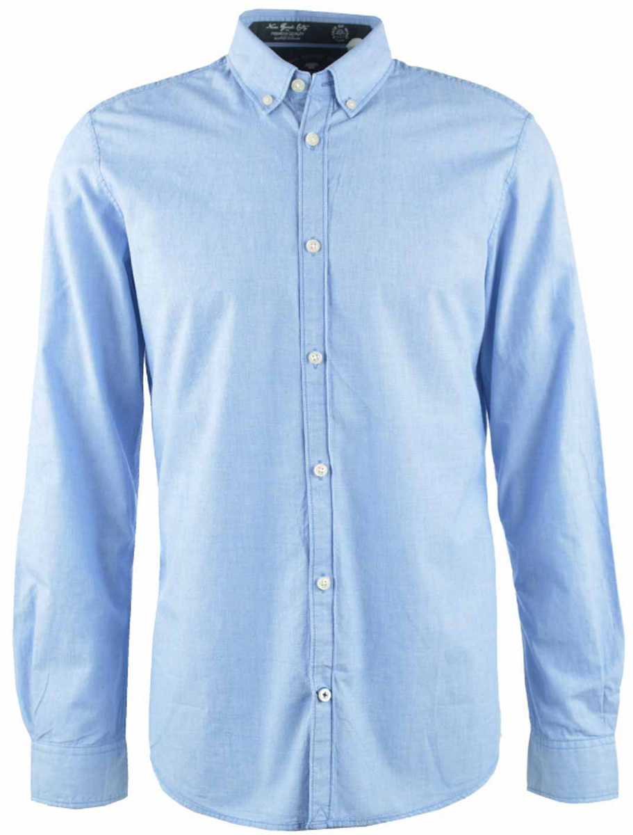 Рубашка мужская Tom Tailor, цвет: голубой. 2032635.00.10_6930. Размер XL (52)2032635.00.10_6930 Рубашка мужская Tom Tailor, цвет: голубой. 2032635.00.10_6930. Размер XL (52)2032635.00.10_6930Стильная мужская рубашка Tom Tailor изготовлена из натурального хлопка.Модная рубашка с длинными рукавами и отложным воротником застегивается на пуговицы. Рукава дополнены манжетами на пуговицах.