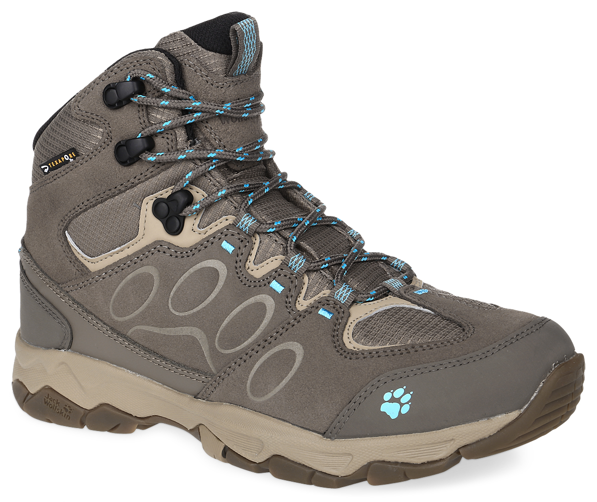 Ботинки трекинговые женские Jack Wolfskin MTN Attack 5 Texapore, цвет: бежевый. 4017591-1044. Размер 5,5 (38)4017591-1044 Ботинки трекинговые женские Jack Wolfskin MTN Attack 5 Texapore, цвет: бежевый. 4017591-1044. Размер 5,5 (38)4017591-1044Женские трекинговые ботинки MTN Attack 5 Texapore от Jack Wolfskin прекрасно подойдут дляактивного отдыха и пеших прогулок. Верх модели выполнен из натуральной замши совставками из водонепроницаемого текстиля. Обувь оформлена на мысе и на заднике логотипомбренда, на язычке - фирменной нашивкой. Шнуровка позволяет оптимально зафиксировать модель на ноге. Язычок дополнен текстильной петлей для легкого обувания. Тонкий, хорошо изолирующий утеплитель Thinsulate. Водонепроницаемая, дышащая мембрана Texapore. Стелька EVA с текстильной поверхностью дляамортизации и комфорта. Быстросохнущая подкладка Circulinerобеспечивает отличную вентиляцию. Комфорт при ходьбе и надежную устойчивость обеспечивает подошва Wolf Hike Cl, которая характеризуется улучшенными характеристиками переката и легкой амортизацией. Эти ботинки оптимальный вариант для трекинга. В них вашим ногам будет комфортно и уютно.
