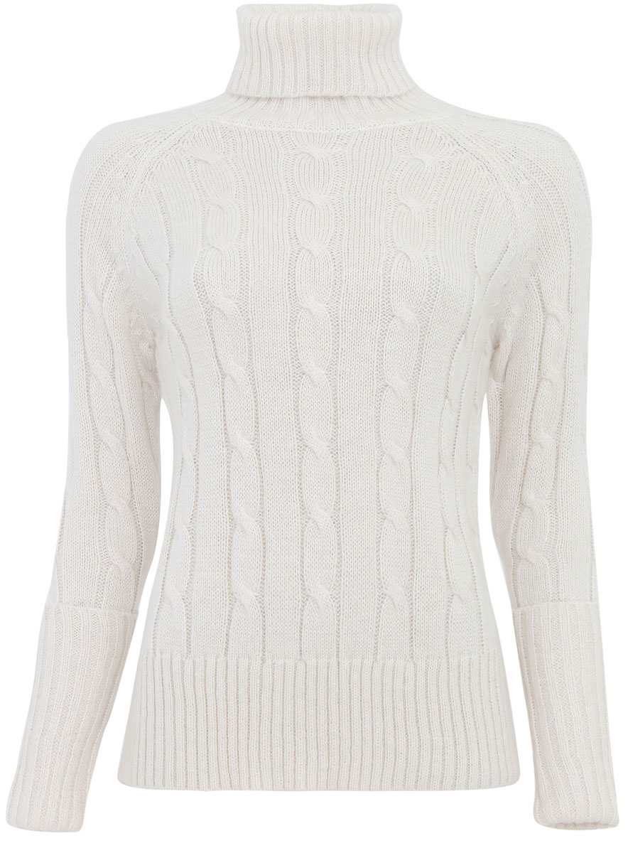 Свитер женский oodji Collection, цвет: молочный. 74407103-1M/45121/1200N. Размер XXL (52)74407103-1M/45121/1200N Свитер женский oodji Collection, цвет: молочный. 74407103-1M/45121/1200N. Размер XXL (52)74407103-1M/45121/1200NМодный женский свитер oodji Collection, изготовленный из ПАН-волокна с добавлением мохера, мягкий и приятный на ощупь, не сковывает движений и обеспечивает комфорт. Модель с воротником-гольф и длинными рукавами-реглан оформлена оригинальным вязаным узором. Горловина, манжеты рукавов и низ изделия связаны резинкой. Манжеты рукавов дополнены декоративными отворотами.