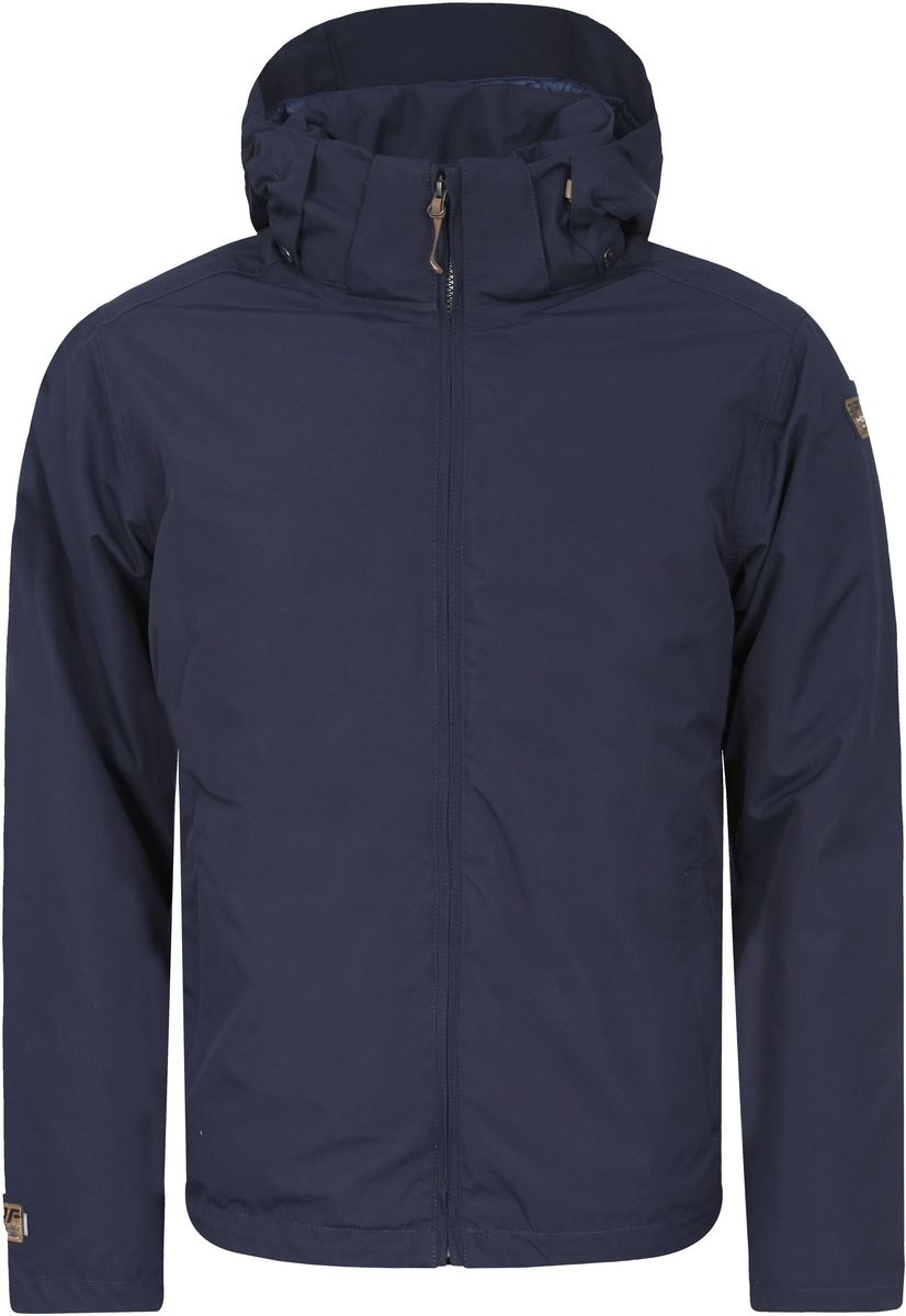 Куртка мужская Icepeak Thad, цвет: темно-синий. 656038532IV. Размер XL (54)656038532IV_390 Куртка мужская Icepeak Thad, цвет: темно-синий. 656038532IV. Размер XL (54)656038532IV_390Мужская куртка Icepeak Thad с длинными рукавами и съемным капюшоном на кнопках и застежке-молнии выполнена из полиэстера. Наполнитель - синтепон.Куртка застегивается на застежку-молнию спереди. Изделие оснащено двумя втачными карманами на молниях спереди, внутренним втачным карманом на молнии и накладным карманом-сеткой. Объем капюшона регулируется при помощи шнурка-кулиски.