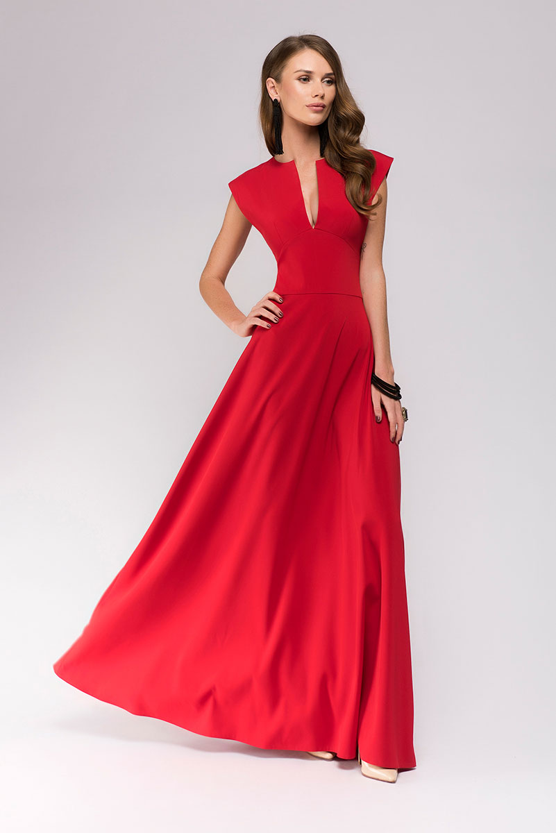 Платье 1001 Dress, цвет: красный. DM00697. Размер L (46)DM00697 Платье 1001 Dress, цвет: красный. DM00697. Размер L (46)DM00697Потрясающее вечернее платье 1001 Dress из новой коллекции. Идеальный вариант для торжественного вечера, когда нужно выглядеть превосходно. Приталенный силуэт, расклешенная юбка, пикантное глубокое декольте. Добавьте аксессуары и королевский образ готов!