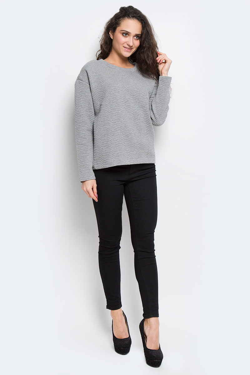 Свитшот женский Selected Femme, цвет: серый. 16053363. Размер XS (40)16053363_Medium Grey Melange Свитшот женский Selected Femme, цвет: серый. 16053363. Размер XS (40)16053363_Medium Grey MelangeЖенский свитшот Selected Femme выполнен из полиэстера с добавлением вискозы. Модель с круглым вырезом горловины и длинными рукавами выполнена в лаконичном стиле.