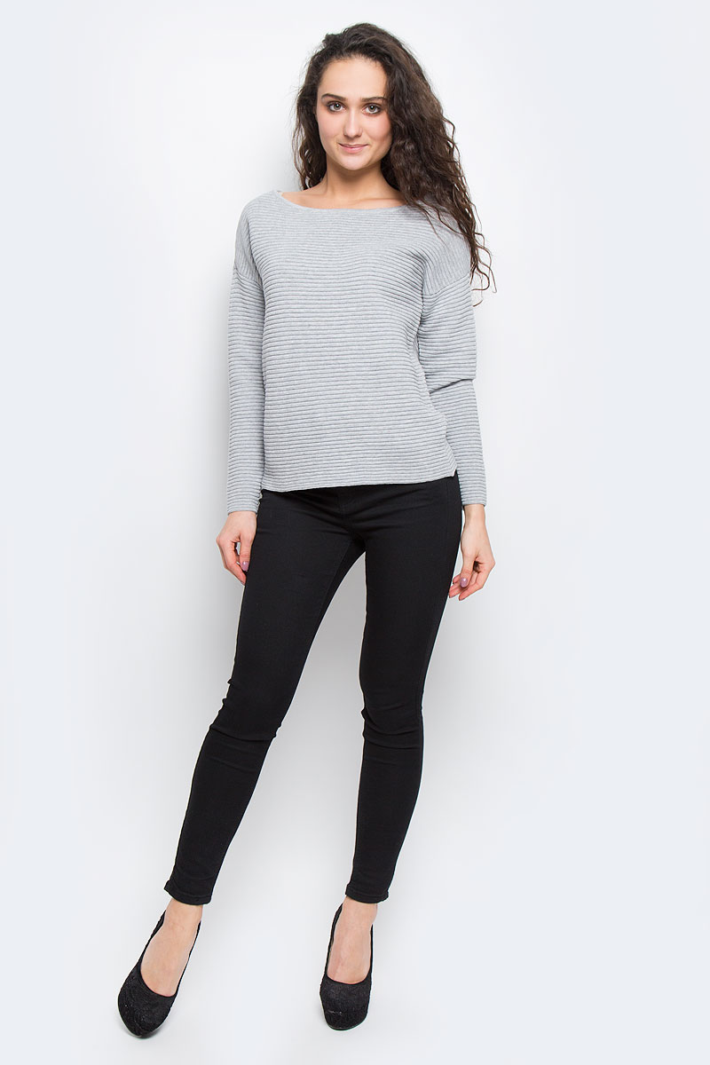 Джемпер женский Selected Femme, цвет: серый. 16055336. Размер S (42)16055336_Light Grey Melange Джемпер женский Selected Femme, цвет: серый. 16055336. Размер S (42)16055336_Light Grey MelangeЖенский джемпер Selected Femme выполнен из хлопка и акрила. Модель, с круглым вырезом горловины и длинными рукавами, выполнена в лаконичном стиле.