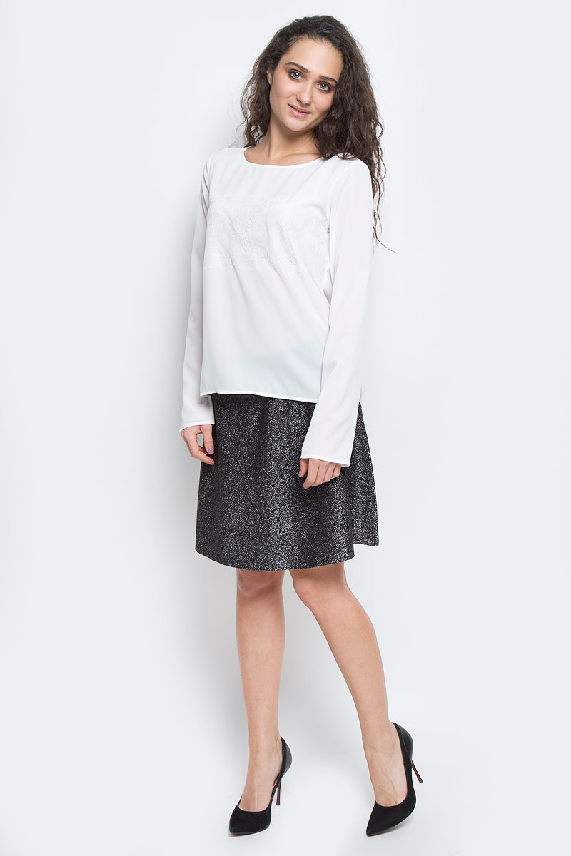 Блузка женская Tom Tailor Contemporary, цвет: белый. 2032674.00.75_8210. Размер 38 (44)2032674.00.75_8210 Блузка женская Tom Tailor Contemporary, цвет: белый. 2032674.00.75_8210. Размер 38 (44)2032674.00.75_8210Блузка Tom Tailor Contemporary выполнена из полиэстера. Модель с круглым вырезом горловины, стандартными длинными рукавами и полукруглым низом. Спереди изделие оформлено кружевной вставкой.