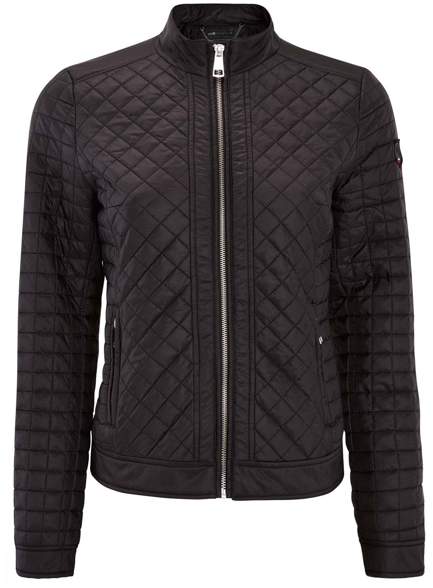 Куртка женская oodji Collection, цвет: черный. 28304005/45684/2900N. Размер 42-170 (48-170)28304005/45684/2900N Куртка женская oodji Collection, цвет: черный. 28304005/45684/2900N. Размер 42-170 (48-170)28304005/45684/2900NЖенская куртка oodji Collection выполнена из 100% полиамида. В качестве утеплителя используется 100% полиэстер. Модель с воротником-стойкой и длинными рукавами застегивается на молнию. Спереди куртка дополнена двумя карманами на застежке-молнии.
