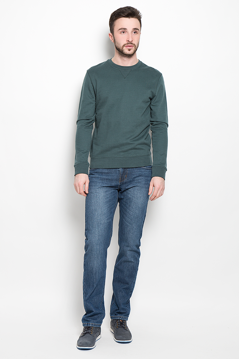 Свитшот мужской Selected Homme Indigo, цвет: темно-зеленый. 16053566. Размер XL (50)16053566_Green Gables Свитшот мужской Selected Homme Indigo, цвет: темно-зеленый. 16053566. Размер XL (50)16053566_Green GablesСтильный мужской свитшот Selected Homme Indigo, изготовленный из натурального хлопка, мягкий и приятный на ощупь, не сковывает движений и обеспечивает наибольший комфорт.Модель с круглым вырезом горловины и длинными рукавами выполнена в лаконичном стиле. Манжеты рукавов, горловина и низ изделия дополнены трикотажными резинками.