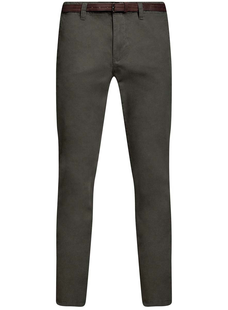 Брюки мужские oodji Basic, цвет: хаки. 2B150022M/25735N/6600N. Размер 38-182 (46-182)2B150022M/25735N/6600N Брюки мужские oodji Basic, цвет: хаки. 2B150022M/25735N/6600N. Размер 38-182 (46-182)2B150022M/25735N/6600NМужские брюки oodji Basic выполнены из высококачественного материала. Модель-чинос стандартной посадки застегивается на пуговицу в поясе и ширинку на застежке-молнии. Пояс имеет шлевки для ремня. Спереди брюки дополнены втачными карманами, сзади - прорезными на пуговицах.