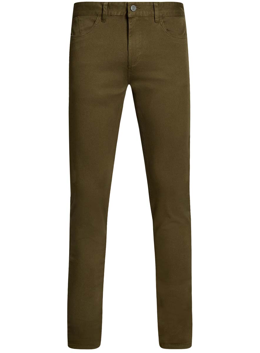 Брюки мужские oodji Basic, цвет: хаки. 2B120007M/39622N/6600N. Размер 36-182 (44-182)2B120007M/39622N/6600N Брюки мужские oodji Basic, цвет: хаки. 2B120007M/39622N/6600N. Размер 36-182 (44-182)2B120007M/39622N/6600NСтильные мужские брюки oodji Basic изготовлены из высококачественного материала. Модель на талии застегивается на металлическую пуговицу, а также имеют ширинку на застежке-молнии и шлевки для ремня. Спереди модель дополнена двумя втачными карманами и одним небольшим накладным кармашком, а сзади - двумя большими накладными карманами. Эти модные и в тоже время удобные брюки помогут вам создать оригинальный современный образ.