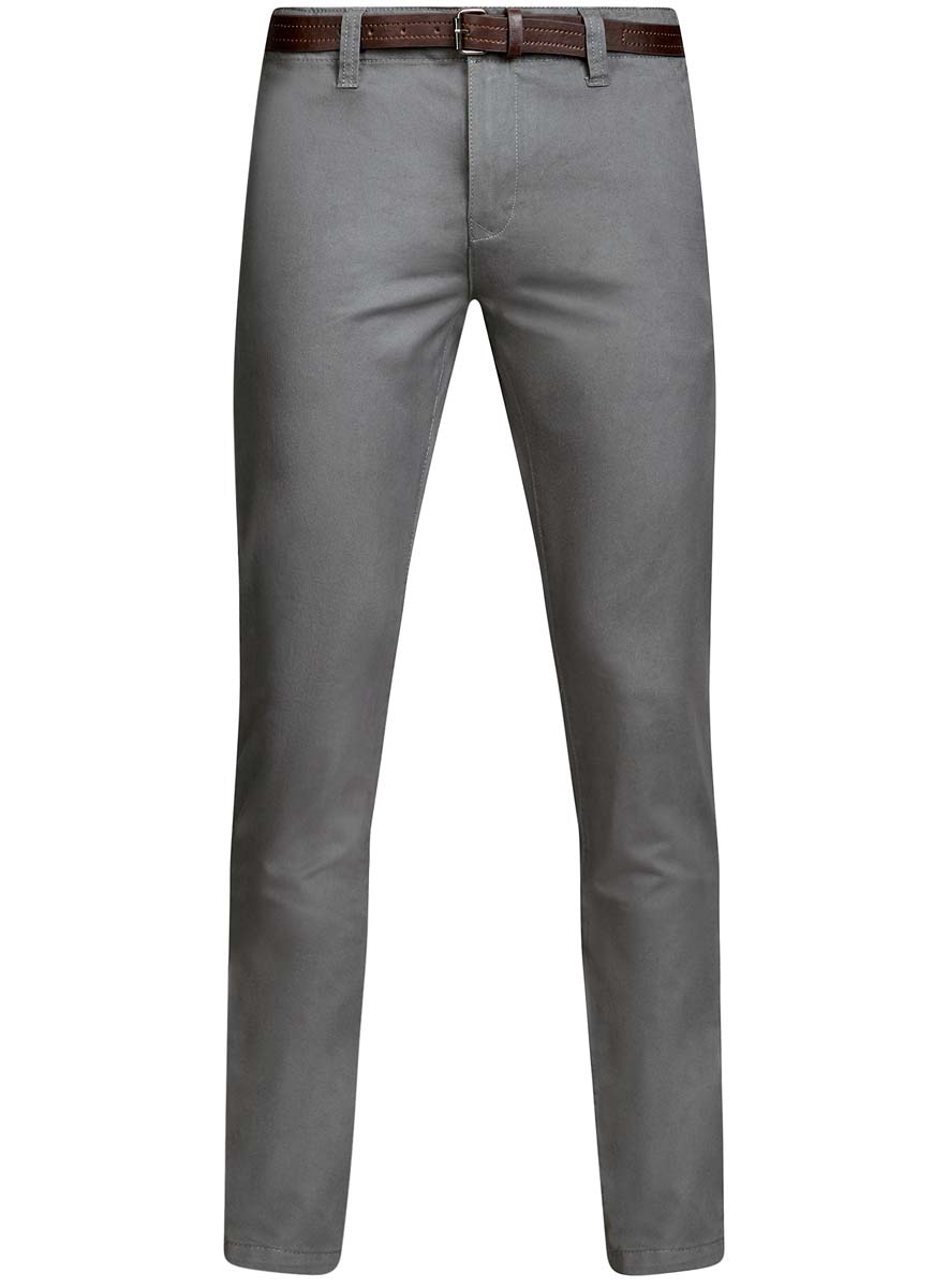 Брюки мужские oodji Basic, цвет: серый. 2B150022M/25735N/2300N. Размер 44-182 (52-182)2B150022M/25735N/2300N Брюки мужские oodji Basic, цвет: серый. 2B150022M/25735N/2300N. Размер 44-182 (52-182)2B150022M/25735N/2300NМужские брюки oodji Basic выполнены из высококачественного материала. Модель-чинос стандартной посадки застегивается на пуговицу в поясе и ширинку на застежке-молнии. Пояс имеет шлевки для ремня. Спереди брюки дополнены втачными карманами, сзади - прорезными на пуговицах.