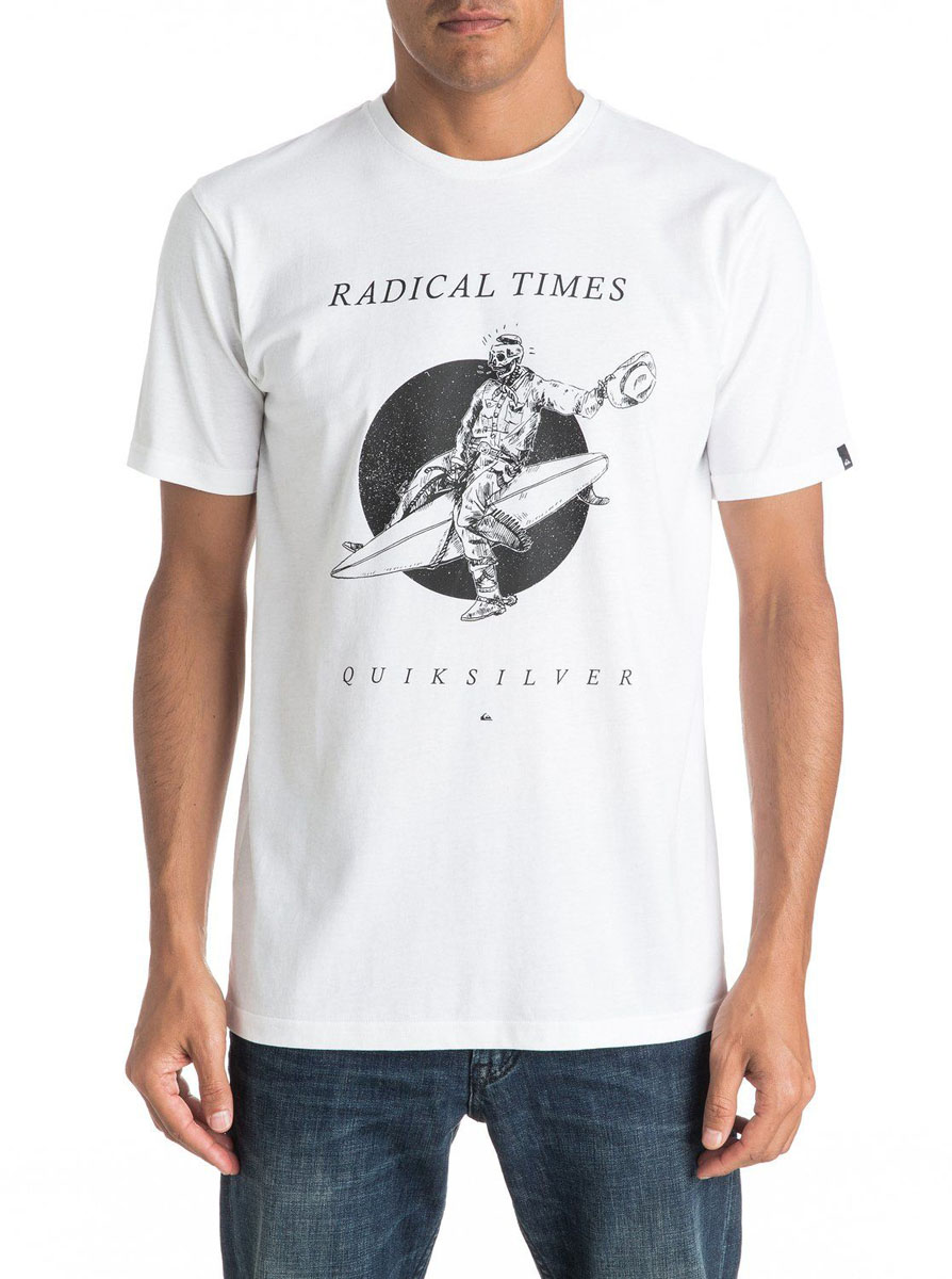 Футболка мужская Quiksilver, цвет: белый. EQYZT04308-WBB0. Размер XXL (56)EQYZT04308-WBB0 Футболка мужская Quiksilver, цвет: белый. EQYZT04308-WBB0. Размер XXL (56)EQYZT04308-WBB0Мужская футболка Quiksilver изготовлена из качественного материала. Модель выполнена с круглой горловиной и короткими рукавами.