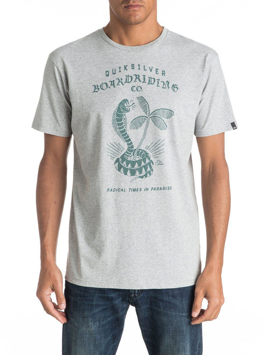 Футболка мужская Quiksilver, цвет: серый. EQYZT04307-SGRH. Размер M (50)EQYZT04307-SGRH Футболка мужская Quiksilver, цвет: серый. EQYZT04307-SGRH. Размер M (50)EQYZT04307-SGRHМужская футболка Quiksilver изготовлена из качественного материала. Модель выполнена с круглой горловиной и короткими рукавами.