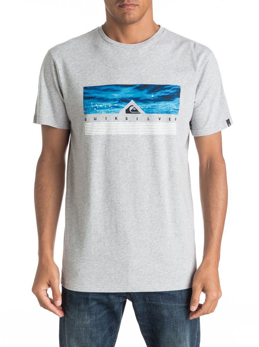 Футболка мужская Quiksilver, цвет: светло-серый. EQYZT04284-SGRH. Размер M (50)EQYZT04284-SGRH Футболка мужская Quiksilver, цвет: светло-серый. EQYZT04284-SGRH. Размер M (50)EQYZT04284-SGRHМужская футболка Quiksilver изготовлена из качественного материала. Модель выполнена с круглой горловиной и короткими рукавами.