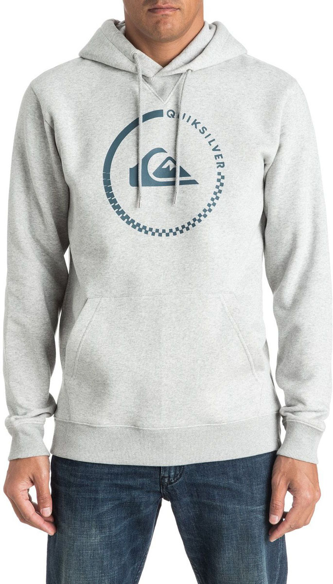 Худи мужское Quiksilver, цвет: светло-серый. EQYFT03432-LGH. Размер XL (54)EQYFT03432-LGH Худи мужское Quiksilver, цвет: светло-серый. EQYFT03432-LGH. Размер XL (54)EQYFT03432-LGHМужское худи Quiksilver с длинными рукавами и капюшоном изготовлено из смесового материала. Объем капюшона регулируется при помощи шнурка-кулиски. Спереди расположен карман-кенгуру.