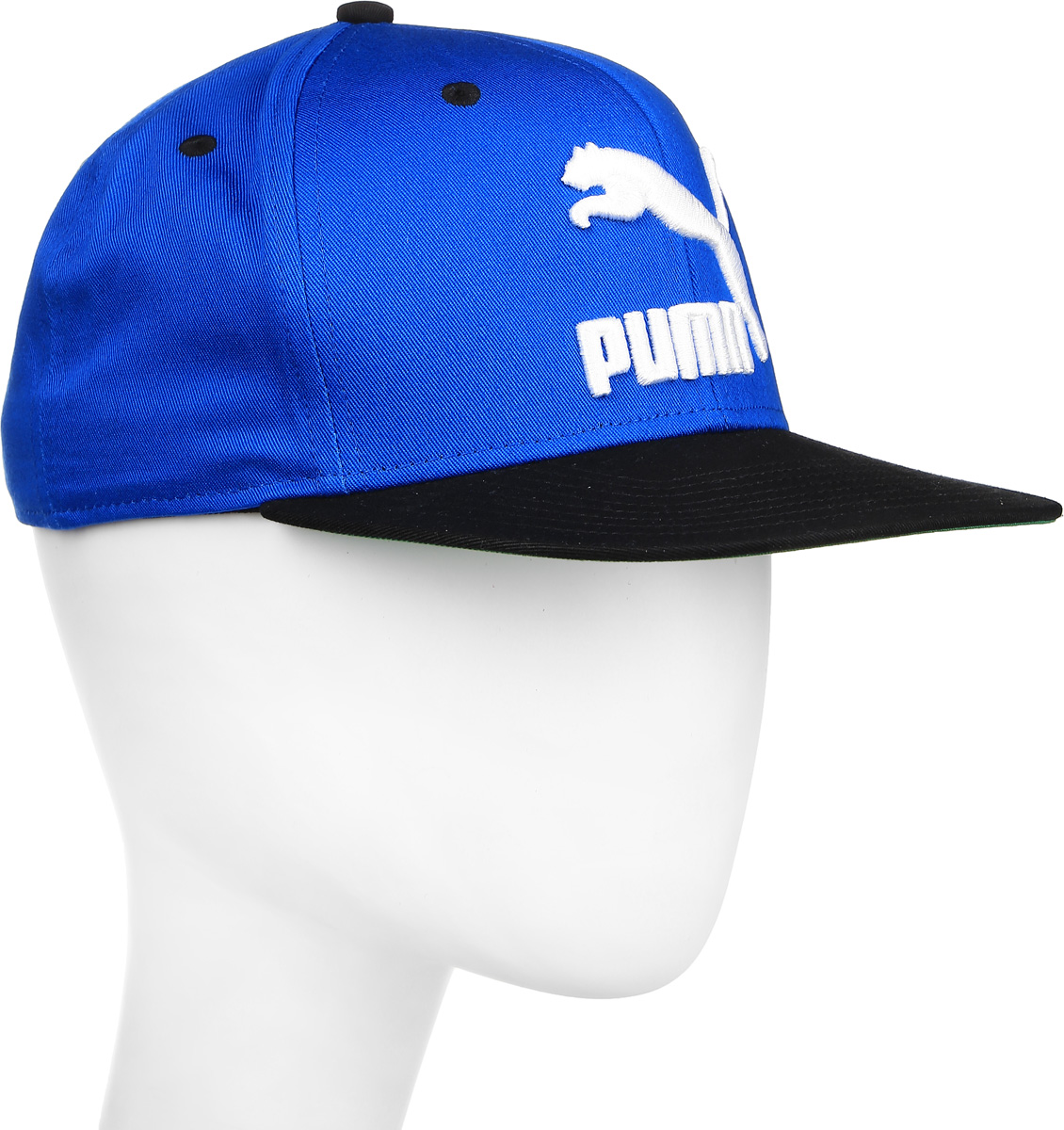 Бейсболка мужская Puma Ls Colourblock Snapback, цвет: голубой. 05294215. Размер универсальный052942_15 Бейсболка мужская Puma Ls Colourblock Snapback, цвет: голубой. 05294215. Размер универсальный052942_15Стильная бейсболка Puma LS ColourBlock SnapBack идеально подойдет для прогулок, занятий спортом и отдыха.Бейсболка выполнена из 100% хлопка, снабжена впитывающей внутренней отделкой и имеет плотный плоский козырек. Модель дополнена специальными отверстиями, обеспечивающими необходимую вентиляцию. Бейсболка на фронтальной части декорирована вышитым объемным логотипом PUMA, а застежка сзади имеет тканый ярлык с символикой PUMA. Объем бейсболки регулируется при помощи пластиковой застежки на кнопках. Такая бейсболка станет отличным аксессуаром и дополнит ваш повседневный образ.