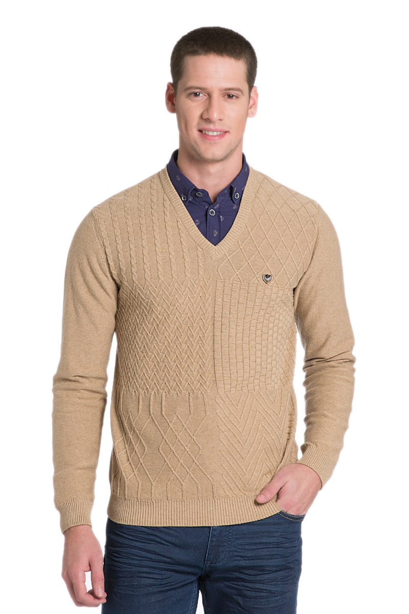 Пуловер мужской U.S. Polo Assn., цвет: бежевый. G081SZ0TK0DAVE_VR015. Размер L (52)G081SZ0TK0DAVE_VR015 Пуловер мужской U.S. Polo Assn., цвет: бежевый. G081SZ0TK0DAVE_VR015. Размер L (52)G081SZ0TK0DAVE_VR015Мужской пуловер с длинными рукавами и V-образным вырезом горловины выполнен из натурального хлопка.