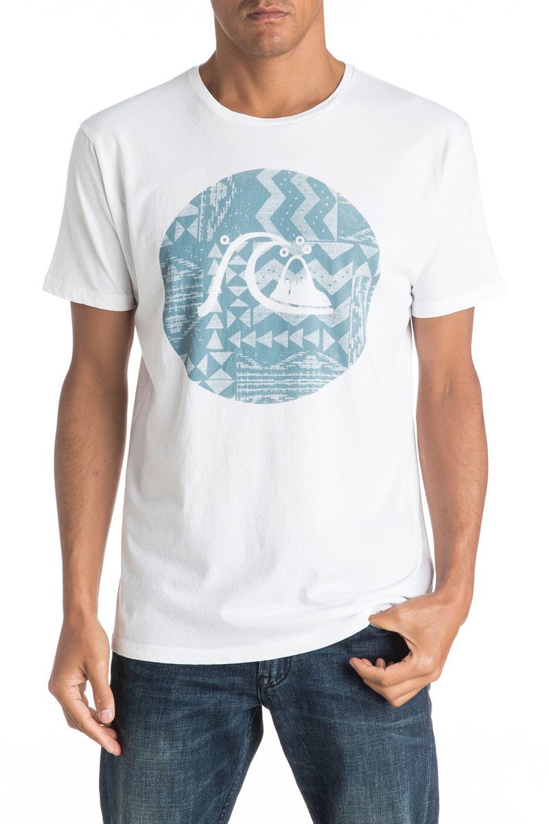 Футболка мужская Quiksilver, цвет: белый. EQYZT04325-WBB0. Размер XXL (56)EQYZT04325-WBB0 Футболка мужская Quiksilver, цвет: белый. EQYZT04325-WBB0. Размер XXL (56)EQYZT04325-WBB0Мужская футболка Quiksilver изготовлена из качественного материала. Модель выполнена с круглой горловиной и короткими рукавами.