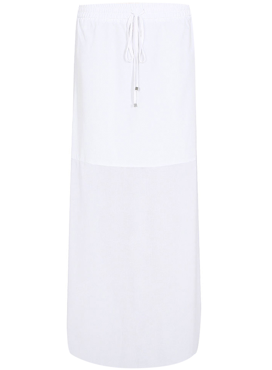 Юбка oodji Collection, цвет: белый. 21600253/19814/1000N. Размер 44-170 (50-170)21600253/19814/1000N Юбка oodji Collection, цвет: белый. 21600253/19814/1000N. Размер 44-170 (50-170)21600253/19814/1000NДлинная юбка от oodji выполнена из высококачественного материала. На талии модель дополнена затягивающимся шнурком.
