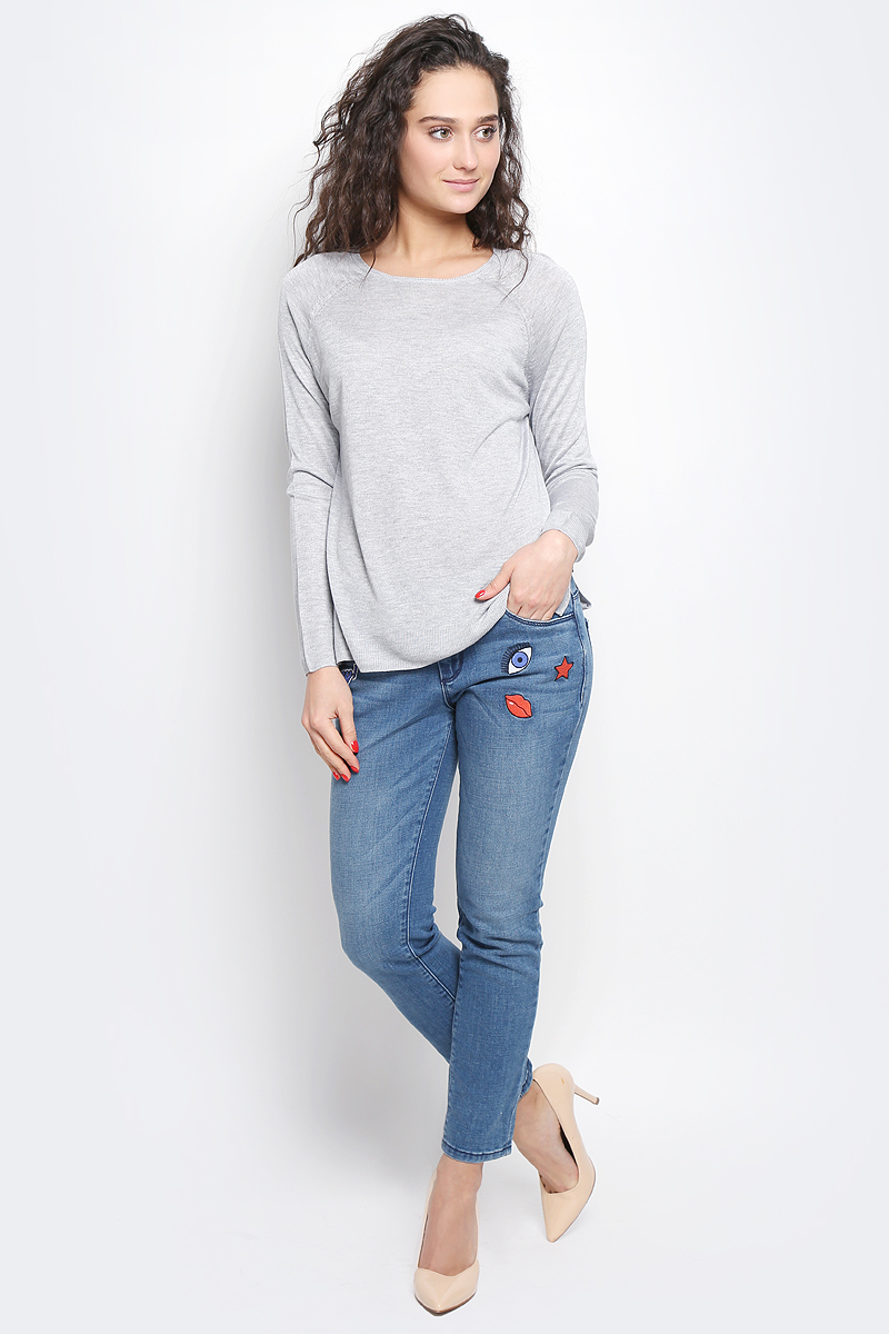 Джемпер женский Tom Tailor Denim, цвет: серый. 3022511.00.71_2220. Размер M (46)3022511.00.71_2220 Джемпер женский Tom Tailor Denim, цвет: серый. 3022511.00.71_2220. Размер M (46)3022511.00.71_2220Женский джемпер Tom Tailor Denim выполнен из 100% вискозы. Модель имеет круглый вырез горловины и длинные рукава. Вырез горловины, манжеты и низ изделия связаны резинкой.