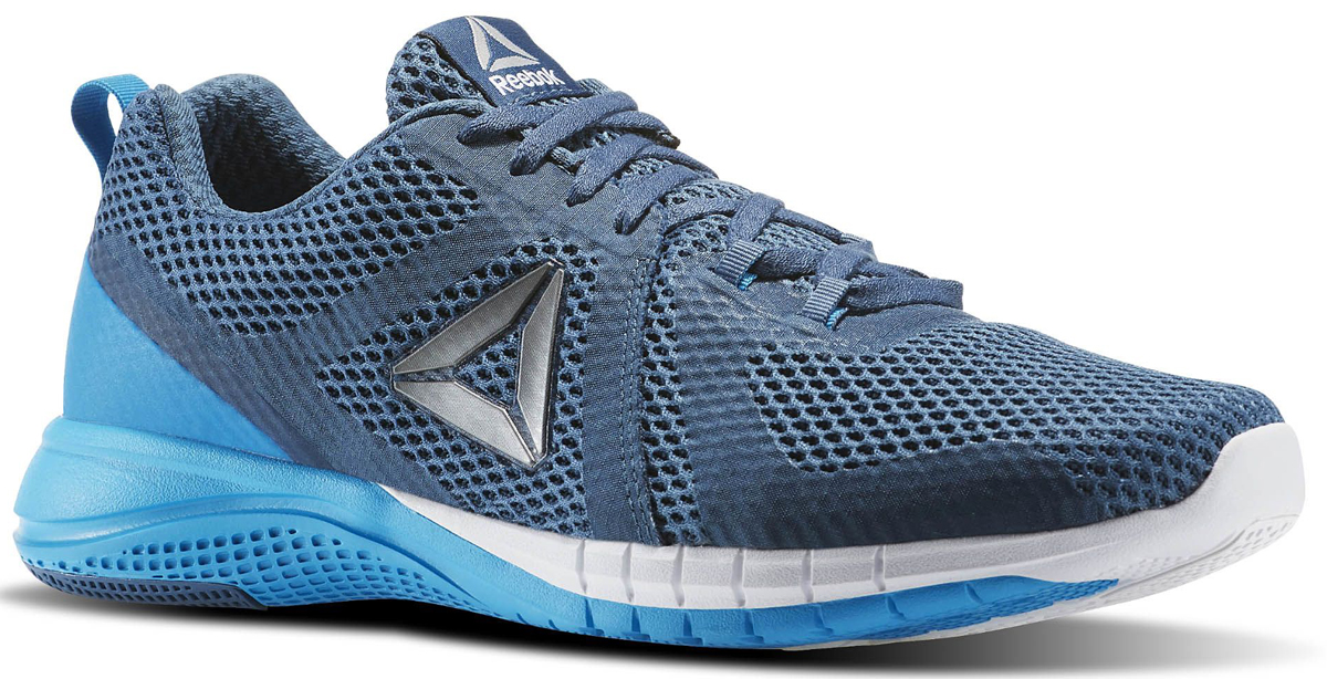 Кроссовки мужские для бега Reebok Print Run 2, цвет: синий. BD1917. Размер 11 (45)BD1917 Кроссовки мужские для бега Reebok Print Run 2, цвет: синий. BD1917. Размер 11 (45)BD1917Кроссовки Print Run созданы специально для бега. Независимые подвижные элементы на подошве обеспечивают гибкость и амортизацию каждого шага. Эти универсальные кроссовки - отличный вариант как для любителей скорости, так и для поклонников размеренных пробежек. Легкий сетчатый верх обеспечивает вентиляцию, а поперечные вставки - надежную поддержку. Низкий дизайн не стесняет движений во время самых быстрых переходов. Промежуточная подошва, повторяющая рельеф стопы, из карбонизированного пеноматериала для непревзойденной амортизации. Каркас двойной плотности по внешнему периметру для стабильности. Вставки из углеродистой резины в области пятки для большей прочности. Независимые элементы в основных зонах подошвы для большей гибкости и амортизации. Небольшой жесткий задник, отлично фиксирующий положение пятки.