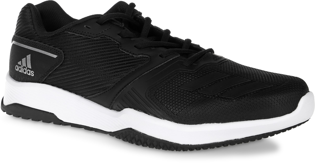 Кроссовки для фитнеса мужские adidas Gym Warrior 2 M, цвет: черный. S80681. Размер 9,5 (42,5)S80681 Кроссовки для фитнеса мужские adidas Gym Warrior 2 M, цвет: черный. S80681. Размер 9,5 (42,5)S80681Кроссовки для фитнеса adidas Gym Warrior 2 M выполнены из текстиля, искусственной кожи и полимера. Модель оформлена фирменными накладками. Шнурки надежно зафиксируют модель на ноге. Внутренняя поверхность из сетчатого текстиля комфортна при движении. Стелька выполнена из легкого ЭВА-материала с поверхностью из текстиля. Подошва изготовлена из высококачественной резины и дополнена рельефным рисунком.