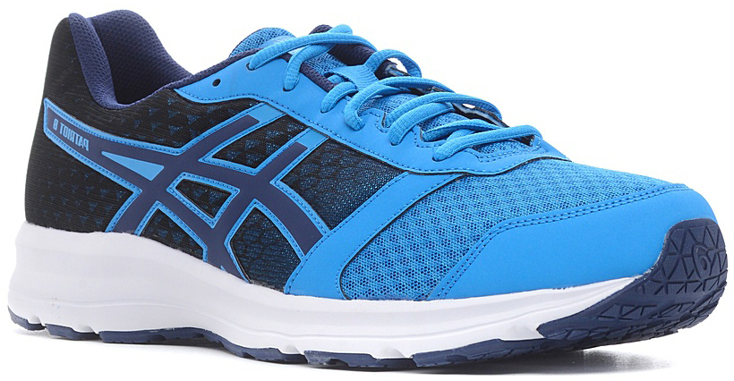 Кроссовки для бега мужские Asics Patriot 8, цвет: голубой, синий. T619N-4549. Размер 9H (42)T619N-4549 Кроссовки для бега мужские Asics Patriot 8, цвет: голубой, синий. T619N-4549. Размер 9H (42)T619N-4549Мужские кроссовки Asics Patriot 8 созданы для естественного бега. Модель выполнена в лаконичном дизайне издышащего сетчатого текстиля и имеет вставки из искусственной кожи. Классическая система шнуровки надежнофиксирует обувь на стопе. Задник и язычок декорированы символикой бренда. Эта беговая модель не имеет гелевойамортизации. Амортизация обеспечивается благодаря сжатому материалу стельки EVA, повторяющему формулодыжки и удерживающему пятку на месте. Модель оснащена укрепленной ударопрочной колодкой California.Подошва повышенной износостойкости оснащена протектором.