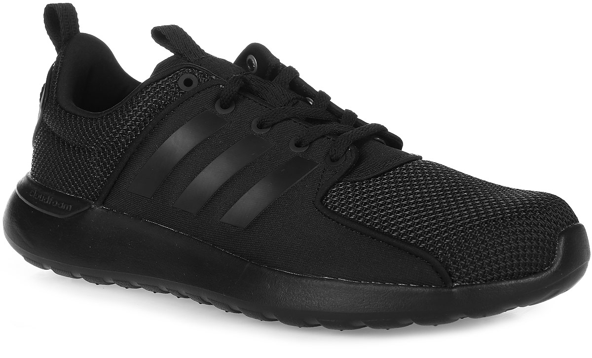 Кроссовки женские adidas Neo Cloudfoam Lite Racer, цвет: черный. AW4023. Размер 3,5 (35,5)AW4023 Кроссовки женские adidas Neo Cloudfoam Lite Racer, цвет: черный. AW4023. Размер 3,5 (35,5)AW4023Женские кроссовки adidas Neo Cloudfoam Lite Racer выполнены из текстиля и оформлены фирменными нашивками из полимера. Шнурки надежно зафиксируют модель на ноге. Ярлычки на заднике и язычке упростят надевание модели. Внутренняя поверхность из мягкого текстиля комфортна при движении. Стелька выполнена из легкого ЭВА-материала с поверхностью из текстиля. Подошва изготовлена из высококачественной легкой резины и оснащена технологией Cloudfoam для поглощения ударных нагрузок и комфортной посадки без разнашивания. Поверхность подошвы дополнена рельефным рисунком.