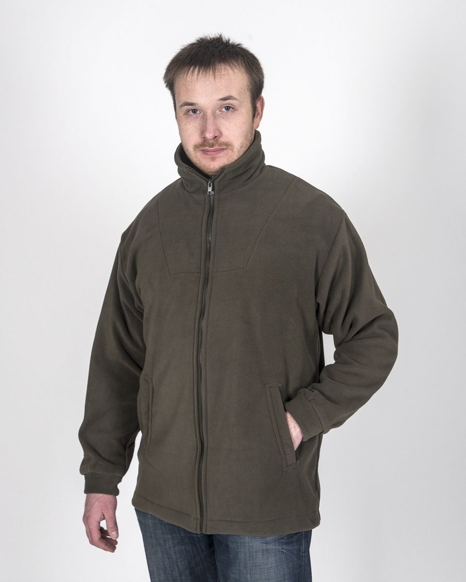 Комплект одежды Fisherman Комфорт: брюки, кофта, цвет: хаки. 29065. Размер 48/50Комфорт Комплект одежды Fisherman Комфорт: брюки, кофта, цвет: хаки. 29065. Размер 48/50КомфортТермокостюм Комфорт - флисовый костюм сочетает в себе преимущества термобелья и спортивного костюма. Можно одевать в качестве термобелья, или в сочетании с ним, под верхнюю одежду, а также использовать как обычные брюки и куртку. Куртка имеет разъемную молнию, высокий воротник и два глубоких кармана. Брюки также имеют два кармана и пояс на широкой резинке. Низ куртки и брюк регулируется при помощи резинки и стопперов. Термокостюм изготавливается из ткани Polar fleece плотностью 300 гр\м2.Polar fleece это: трикотажная ткань с двухсторонним ворсом: особо износоусточивым с наружной стороны - Polar и очень мягким и комфортным с внутренней - fleece. Лучший современный заменитель шерсти, дышащий и не вызывающий аллергии.Основные достоинства и преимущества: высокоэффективная теплозащита; мягкость и комфорт при прикосновении; отлично впитывает влагу и не холодит тело при намокании, как одежда из хлопка; быстро высыхает после намокания - быстрее , чем хлопок или шерсть;не обладает усадкой после стирки; не растягивается и не теряет форму в процессе эксплуатации.